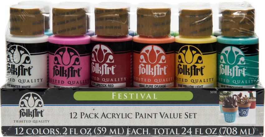 Plaid FolkArt Matte Acrylic Paints and Sets