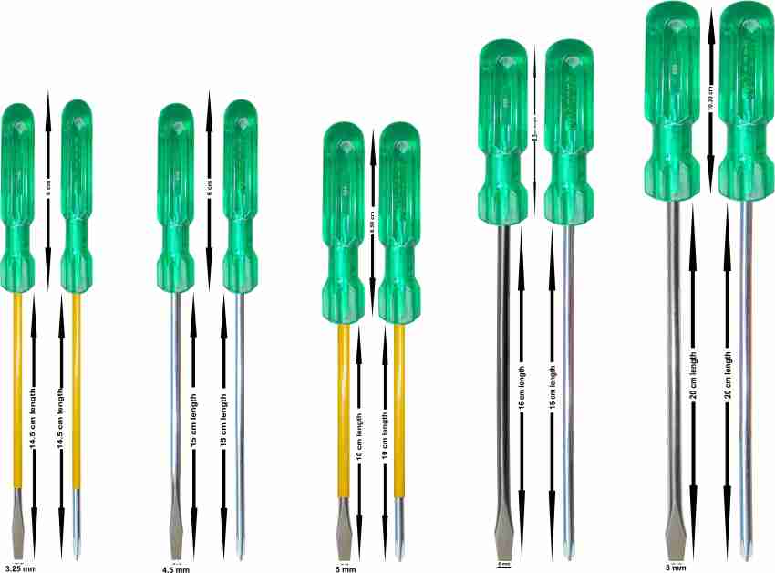 TAPARIA 7 pcs screwdriver set 1014 heavy duty set Combination Screwdriver  Set Price in India - Buy TAPARIA 7 pcs screwdriver set 1014 heavy duty set  Combination Screwdriver Set online at