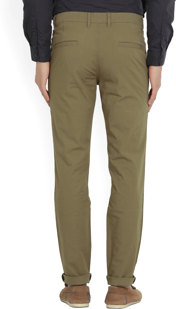 Buy Olive Green Trousers & Pants for Men by JOHN PLAYERS Online