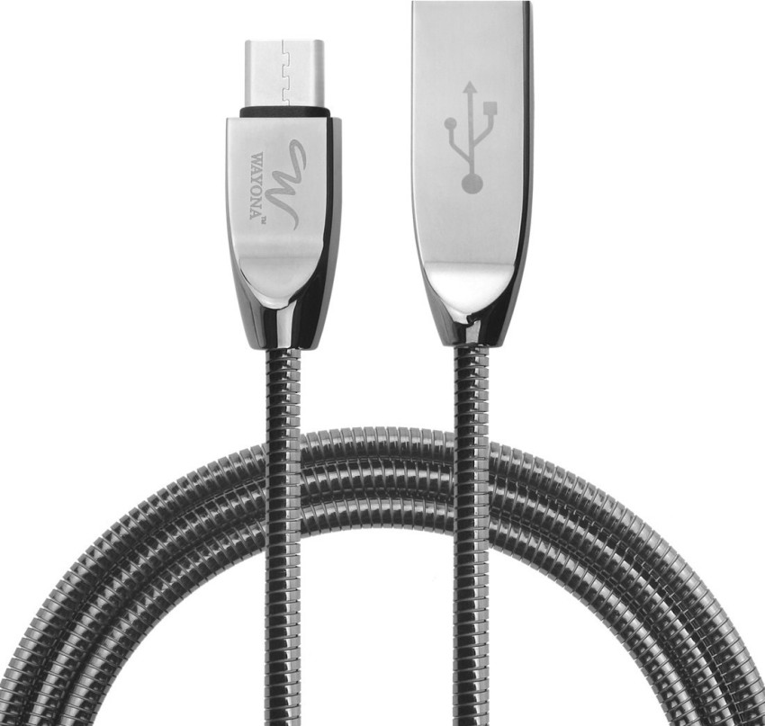 Data Cable - Type C - 2Amp Super Fast Charging Cable - Spring Type