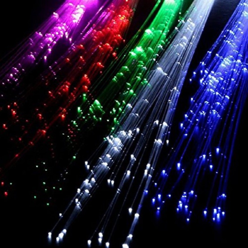 LED Fibre Optic Hair Extensions  Flash Braids  Forever Cosmetics
