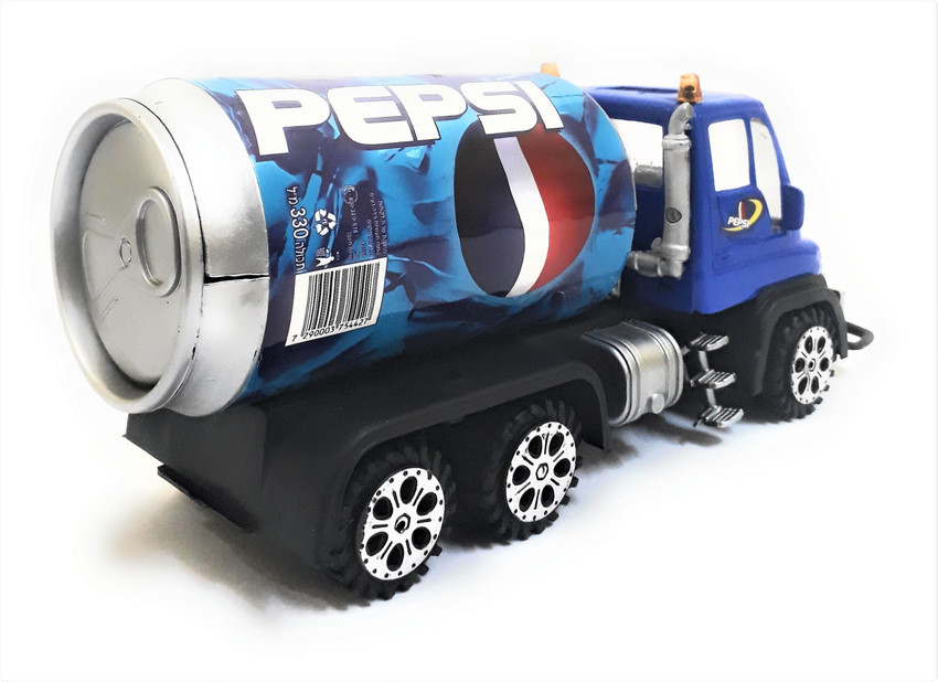 The Game Begins Super Truck for Kids Designed with Pepsi Tin