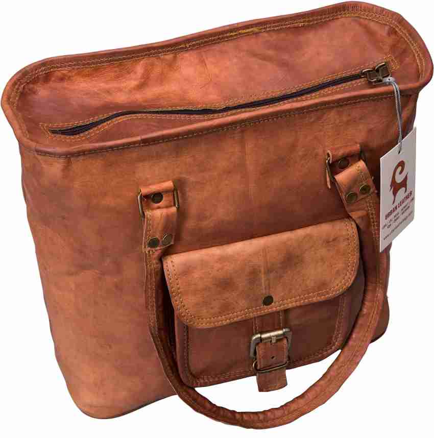 URBAN LEATHER Handmade Ladies Soft Premium Leather Shopping Bag Carry Bag  Tote Bag Evening Bag Messenger Bag - Messenger Bag 