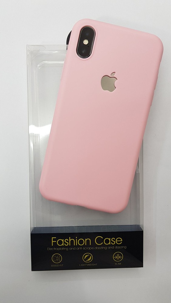 Midkart Back Cover for iPhone 8 Only Matte Baby Pink Logo Cut Soft