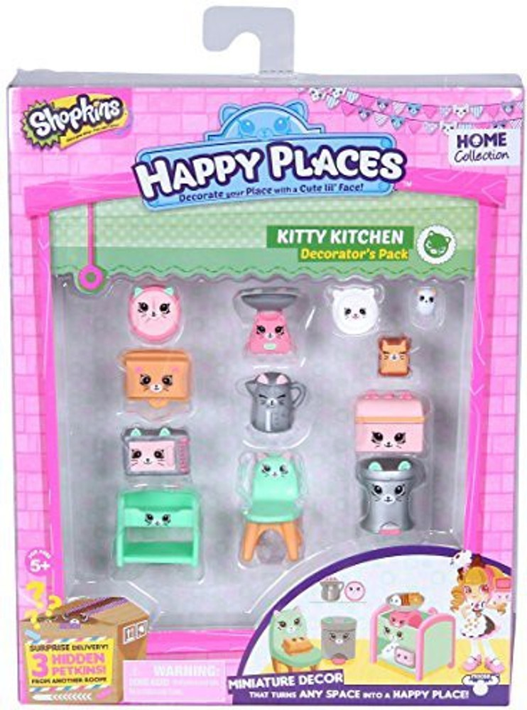 Shopkins Happy Places Decorator Pack Kitty Kitchen Happy Places
