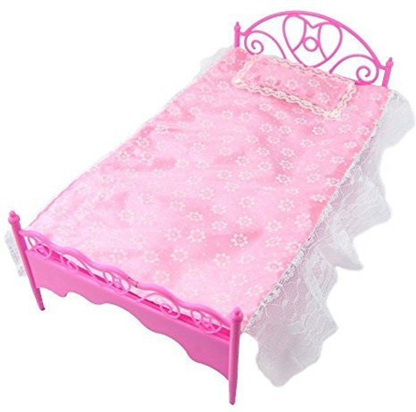 Plastic doll bed best sale