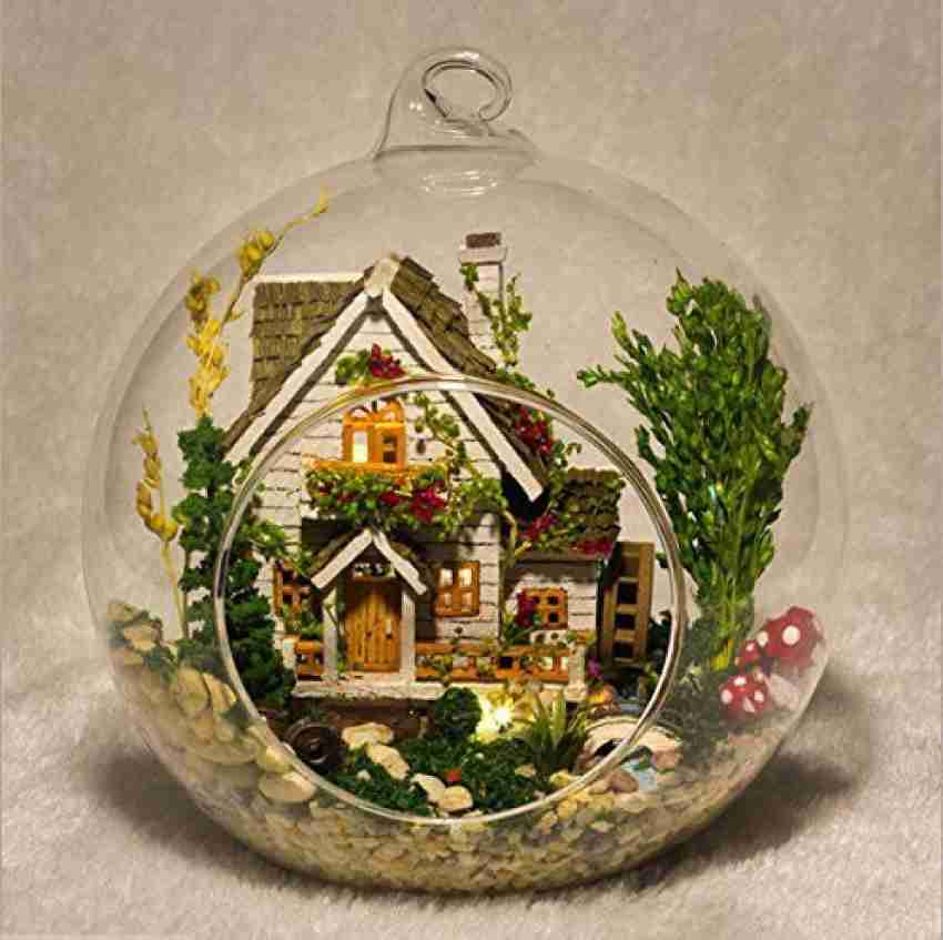 Beautiful Doll House with Glass Ball Best Birthday Gift