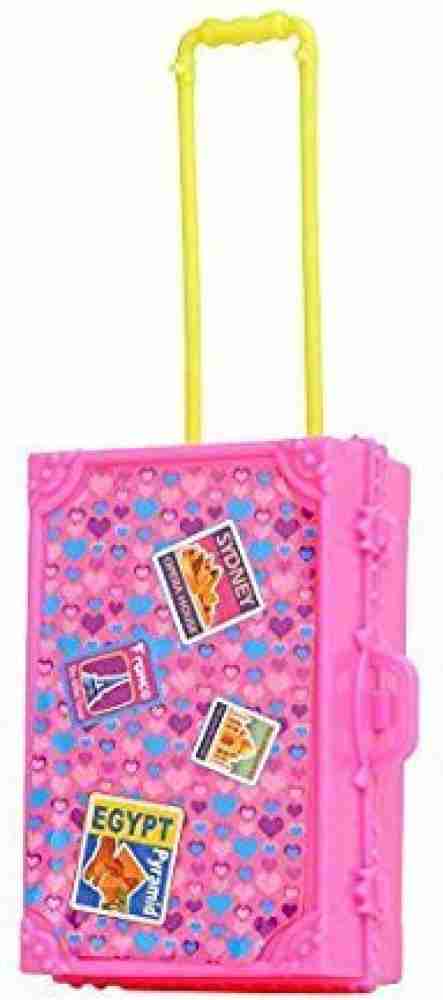 Generic 1Pcs Pink Plastic Simulation Mini Travel Case Suitcase