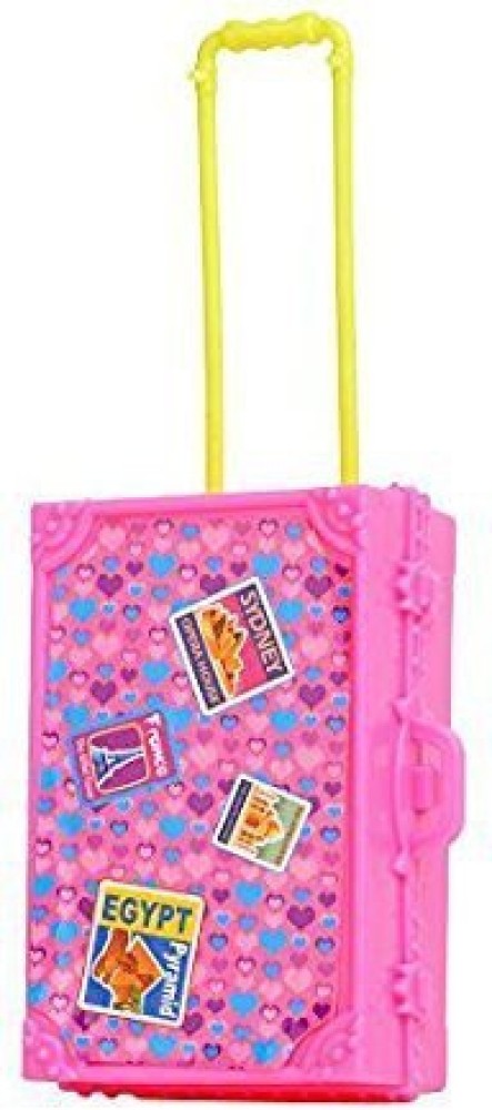 Generic 1Pcs Pink Plastic Simulation Mini Travel Case Suitcase