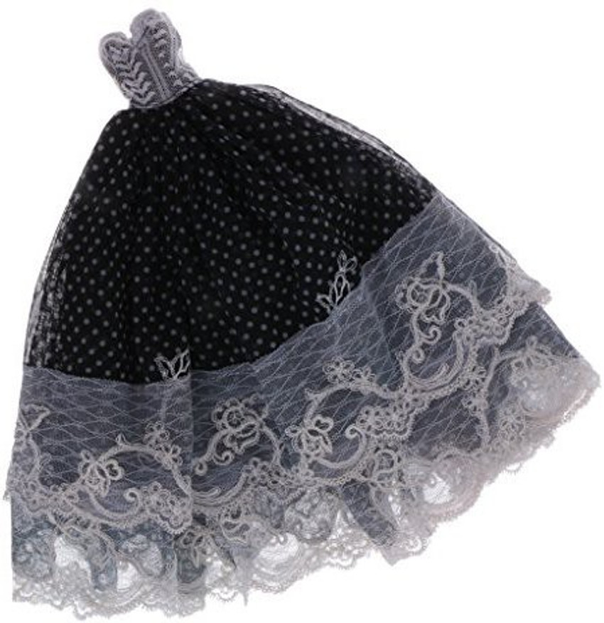 Monkeyjack White Black Polka Dots Dress For Barbie Doll Off