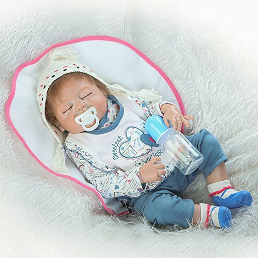 Npk Collection Annedoll 22Inch Reborn Dolls Sleeping Full Body