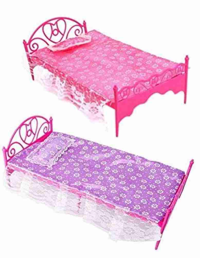 Plastic doll outlet bed