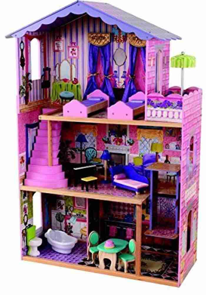 KIDKRAFT My Dream Mansion Wooden Dollhouse With New