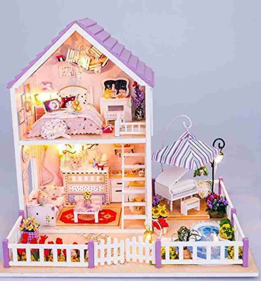 Kumamoto Workshop Dollhouse Handmade Kit Set With A Terrace