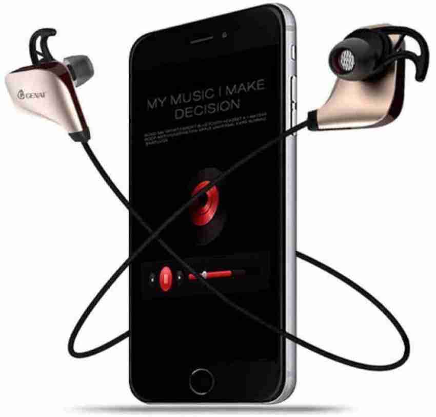 NEWZO Genai Sport 8 Wireless Headset with Mic Gold Bluetooth Price in India Buy NEWZO Genai Sport 8 Wireless Headset with Mic Gold Bluetooth Online NEWZO Flipkart