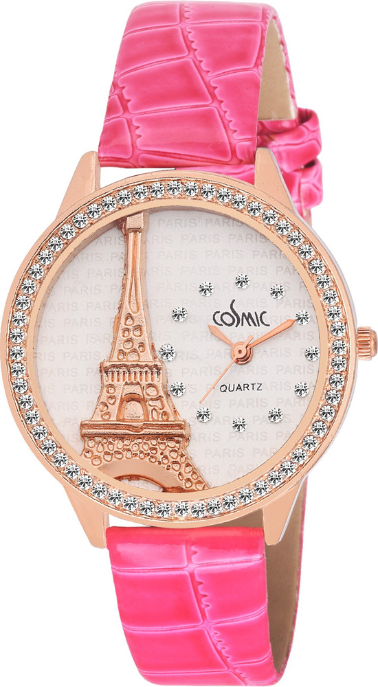 COSMIC Crystal Studded ladies woman Analog Watch For Girls