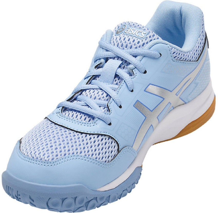 Asics GEL ROCKET 8 AIRY BLUE SILVER WHITE Badminton Shoes For Women Buy Asics GEL ROCKET 8 AIRY BLUE SILVER WHITE Badminton Shoes For Women Online at Best Price Shop