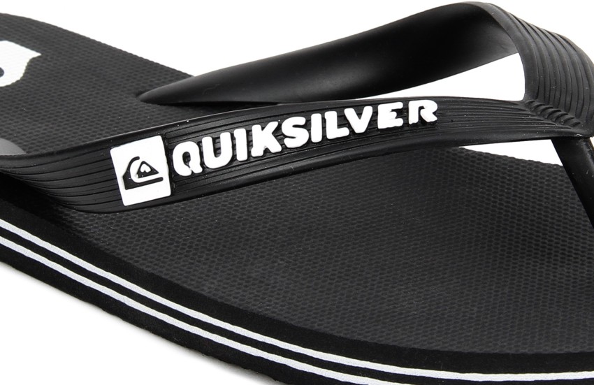 Quiksilver Men Slippers Buy BLACK BLACK WHITE Color Quiksilver