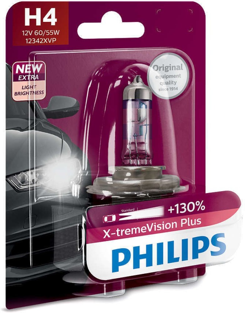 PHILIPS H4 12342XVPB1 Headlight Car Halogen (12 V, 55 W) Price in India -  Buy PHILIPS H4 12342XVPB1 Headlight Car Halogen (12 V, 55 W) online at