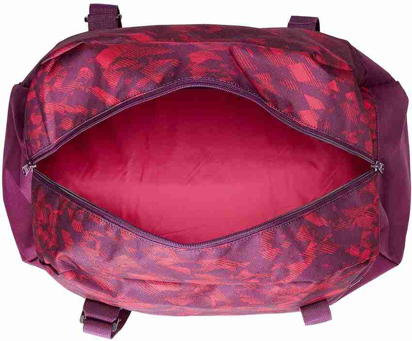 PUMA Core Active Sportsbag M Duffel Without Wheels Dark Purple Love Potion graphic Price in India Flipkart