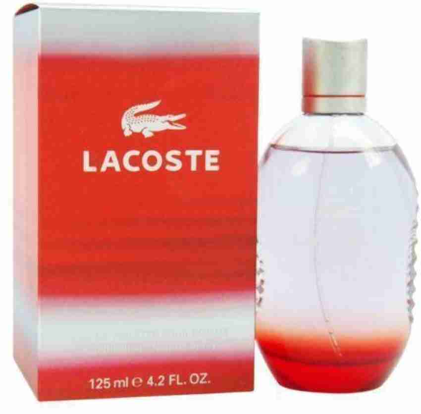 Lacoste red 125 new arrivals