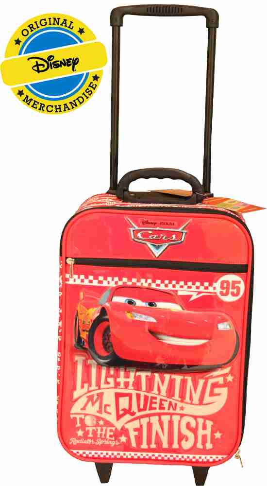 Flipkart gamme DISNEY GAMME CARS KIDS SOFT LUGGAGE BLUE 18 INCH Waterproof Trolley Trolley