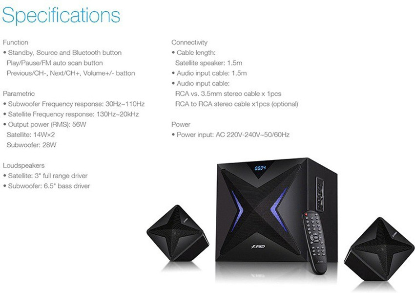 Fenda pc speakers hotsell f550x