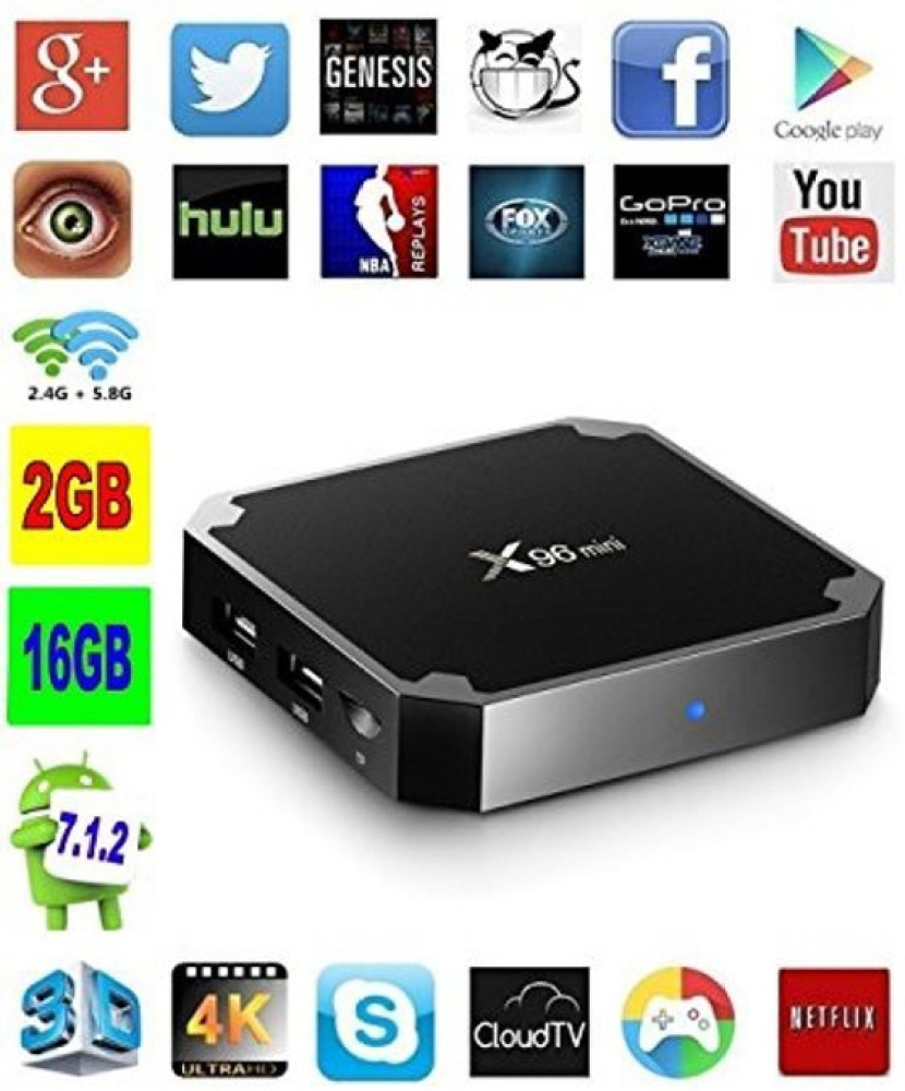 X96 Mini Android 7.1 Smart TV Box at Rs 2700/piece, Android TV Box in  Udaipur