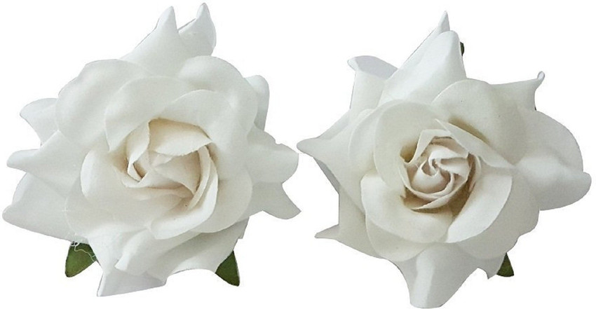 Handmade Artificial Flower Floral Gajra Veni Clips Pins Brooch Hair Band Accessory  Accessories Set for Woman and Girls in Fashion for Wedding Marriage  Function and Parties