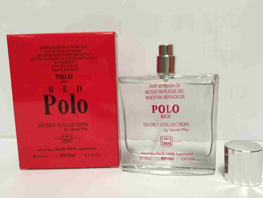 Buy Secret Plus RED POLO Eau de Toilette 100 ml Online In India Flipkart