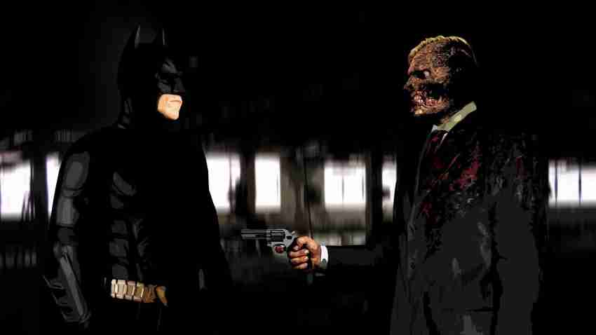 the dark knight two face poster