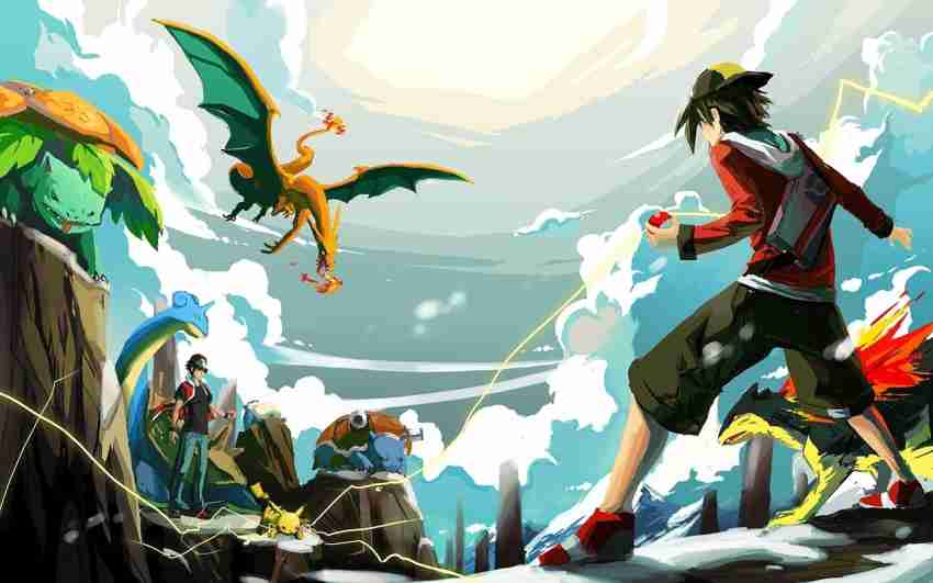 Superpôster anime invaders - pokémon - arte d - ash ketchum e pikachu -  journeys - Livros de Arte e Fotografia - Magazine Luiza