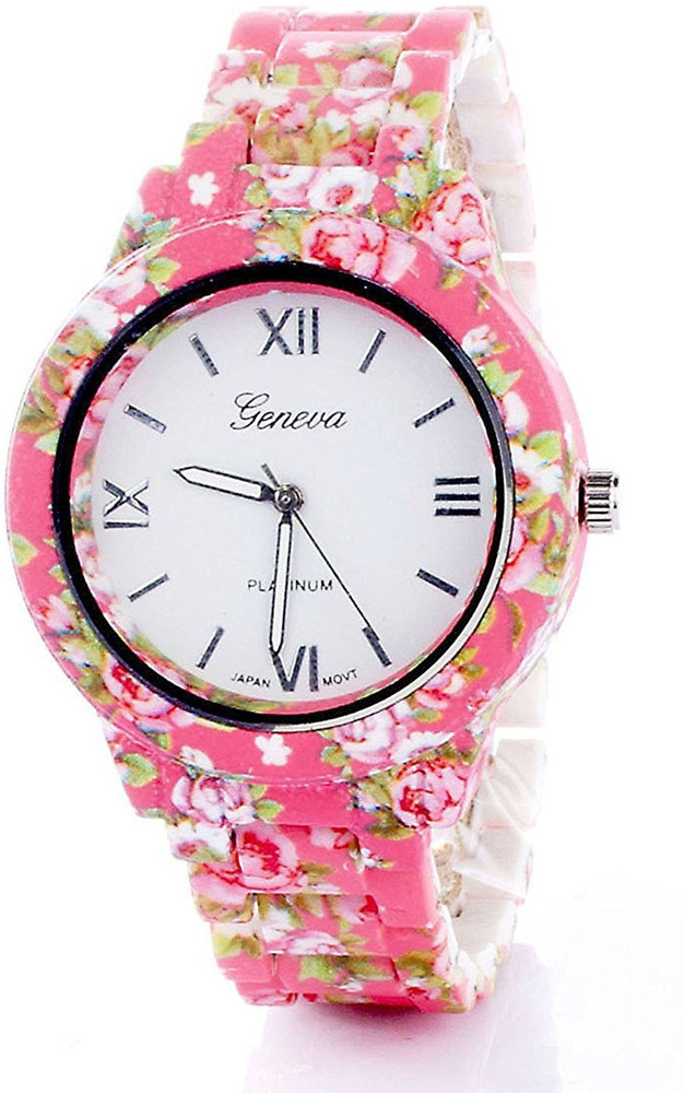 Geneva pink online watch