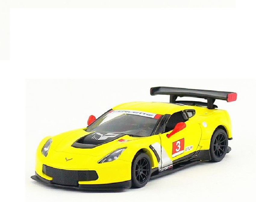 Kinsmart 5 1 36 Scale Corvette C7 R GM Diecast Model Car Door Openable and Pull Back Action From Flying Toyszer 5 1 36 Scale Corvette C7 R GM Diecast Model Car Door