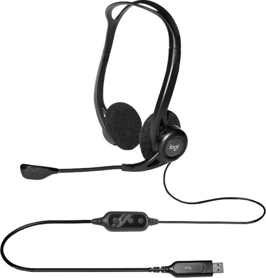 Logitech USB Headset H370 Wired Headset Price in India - Buy Logitech USB  Headset H370 Wired Headset Online - Logitech 