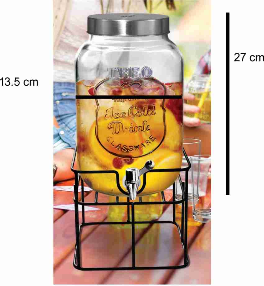 Buy Immuno Cask Dispensing Glass Jug 5L, 8L Online - Treo by Milton