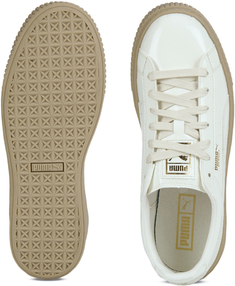 Puma basket platform hotsell patent marshmallow