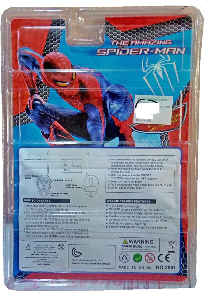 infoThink Walkie Talkie Series - Spider-Man