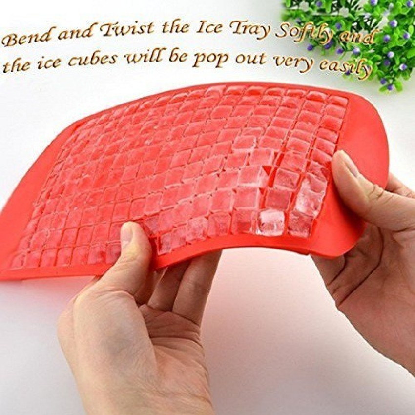 1pc Red 160-grid Silicone Mini Ice Cube Tray Maker For Crushed Ice, Ice  Cubes