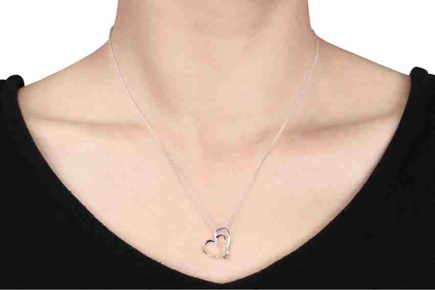 Kiara Jewellery Radhika Sterling Silver Pendant Price in India