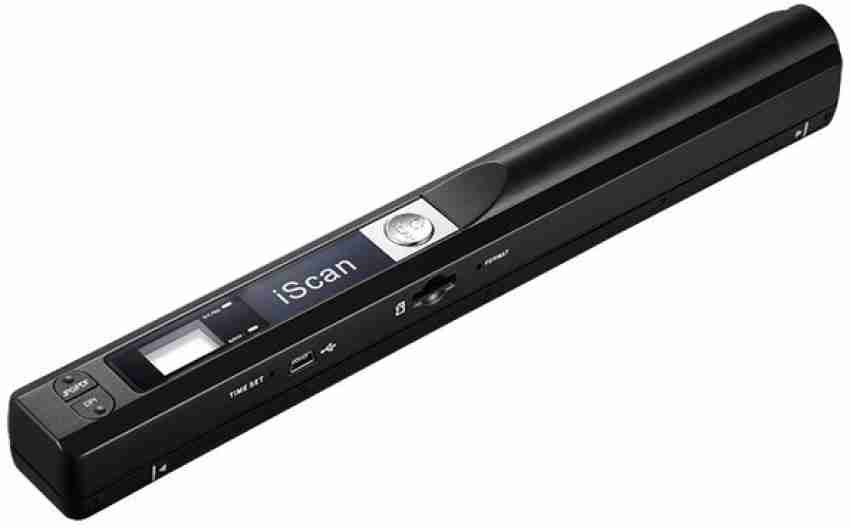 ECOiNVA iScan sans Fil WiFi Rechargeable Scanner Mini scanners de Documents  Mobiles durables Portables 1050DPI JPG PDF avec écran LCD (Black)
