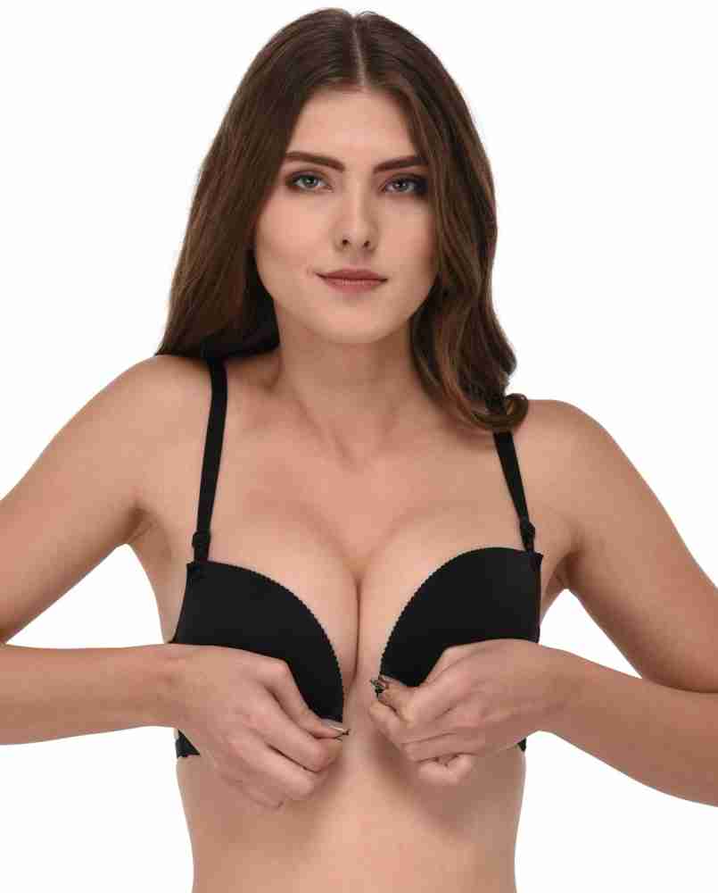 Quttos Women's Spandex Padded Wired Push-Up Bra - YeLeJao Discount