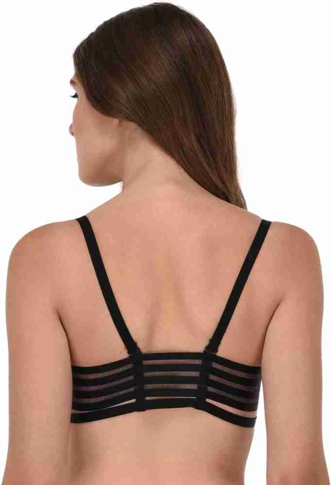 Buy Quttos Black Solid Underwired Lightly Padded Push Up Bra QT BR 20189 -  Bra for Women 7653669