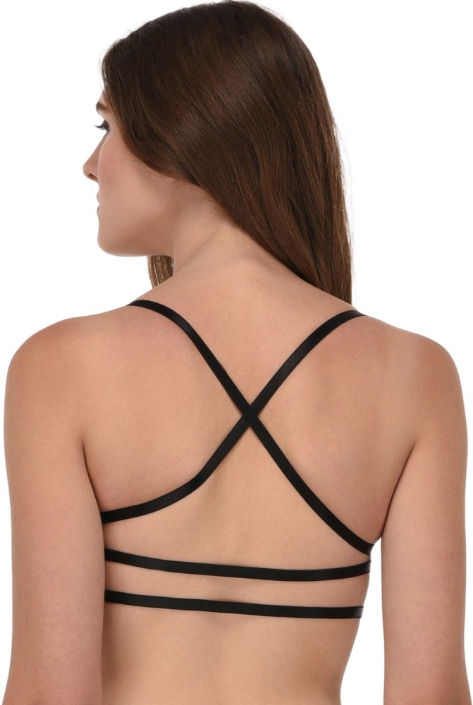 Quttos FRONT OPEN BACKLESS BRA Women Push-up Lightly Padded Bra