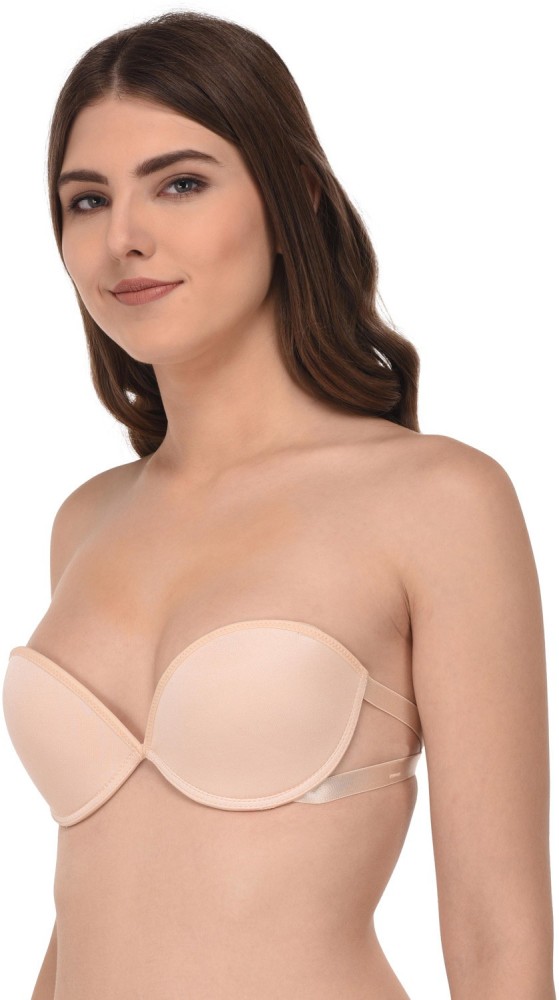 Quttos Perfect Strapless Pushup Bra Women Bandeau/Tube Heavily Padded Bra -  Buy Quttos Perfect Strapless Pushup Bra Women Bandeau/Tube Heavily Padded  Bra Online at Best Prices in India