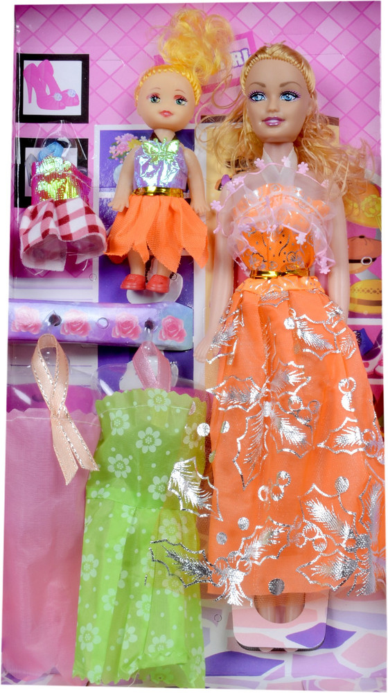 VIVAAN MODERN CUTE STYLE MOM DAUGHTER DOLL SET MODERN CUTE