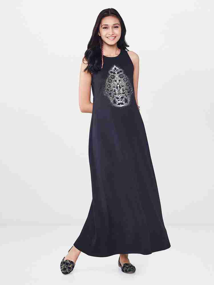 GLOBAL DESI Women Maxi Black Dress Buy GLOBAL DESI Women Maxi Black Dress Online at Best Prices in India Flipkart