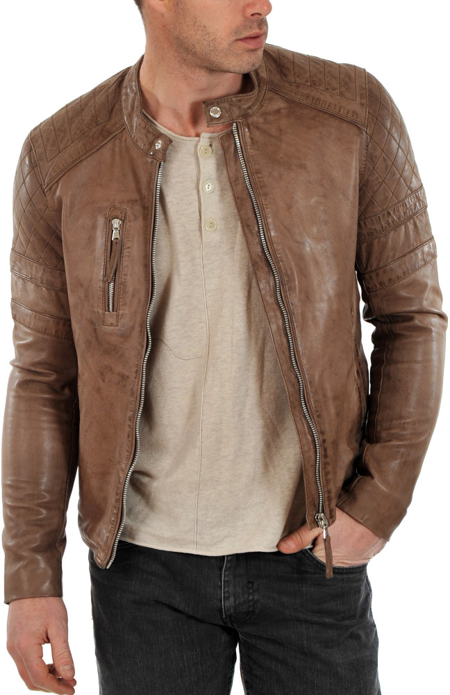 Noora Full Sleeve Solid Men Jacket Buy Brown Noora Full Sleeve