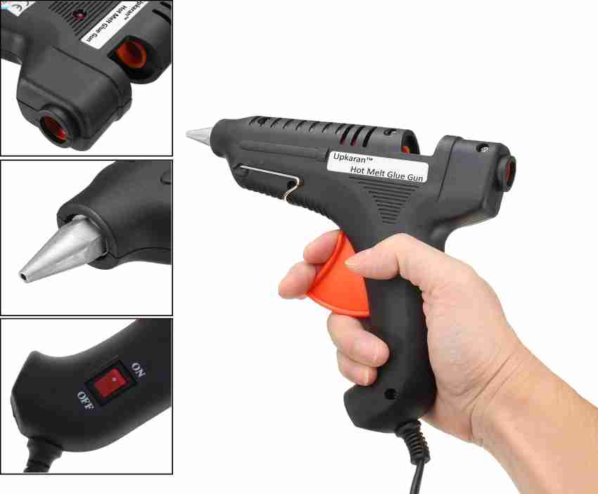 Upkaran 40W Electronic Heavy Duty Hot Glue Gun machine with 25 Hot Glue  Sticks (5inch) For Art, Craft, Clothes, Fabric, Crafting work Standard  Temperature Corded Glue Gun Price in India - Buy