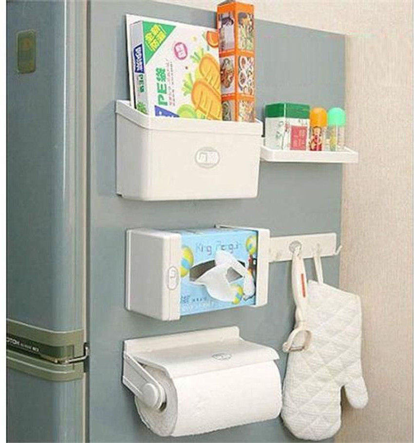 Magnetic towel rack for refrigerator clearance
